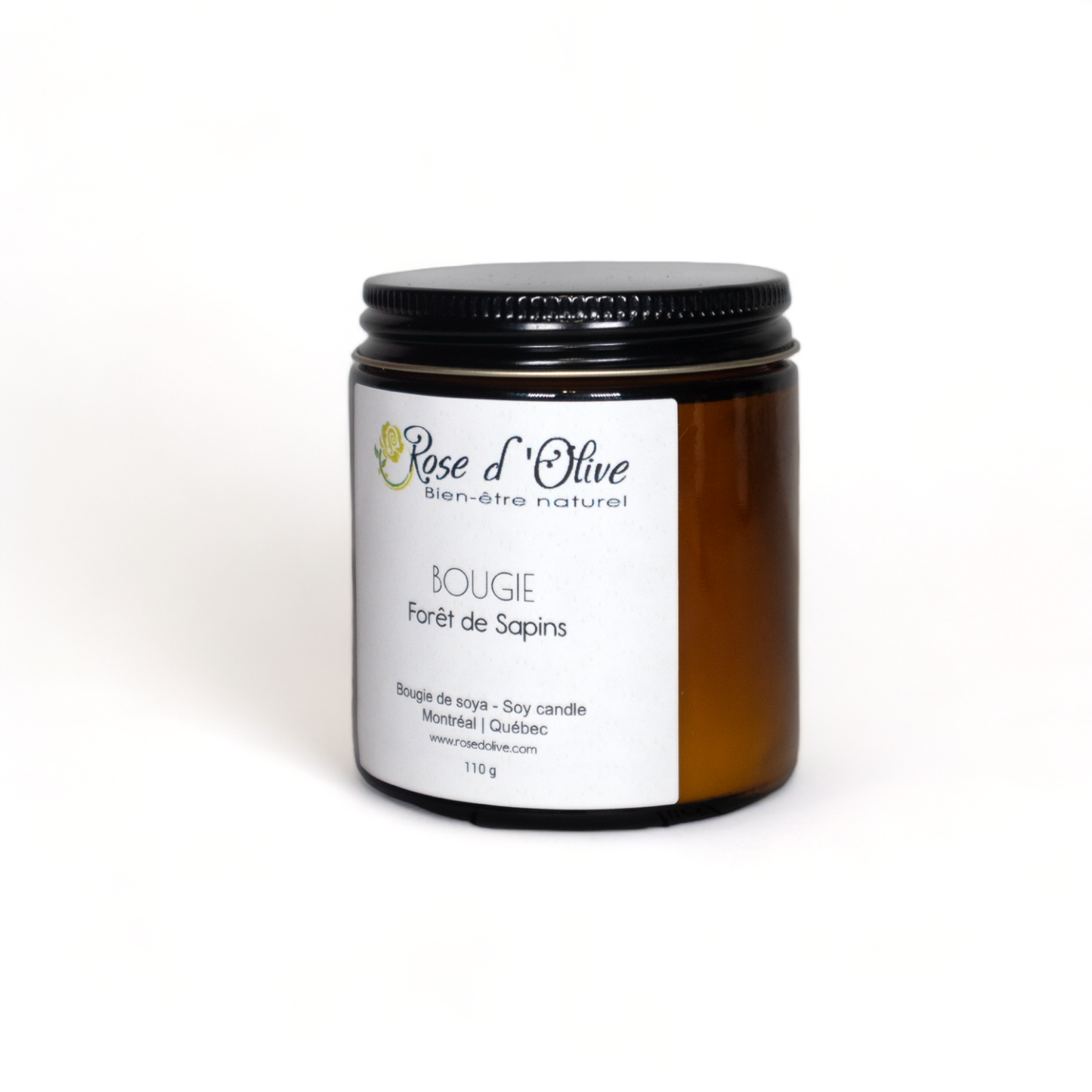 Bougie soya Candle Soy Organic ForĂȘt de Sapins d'Olive