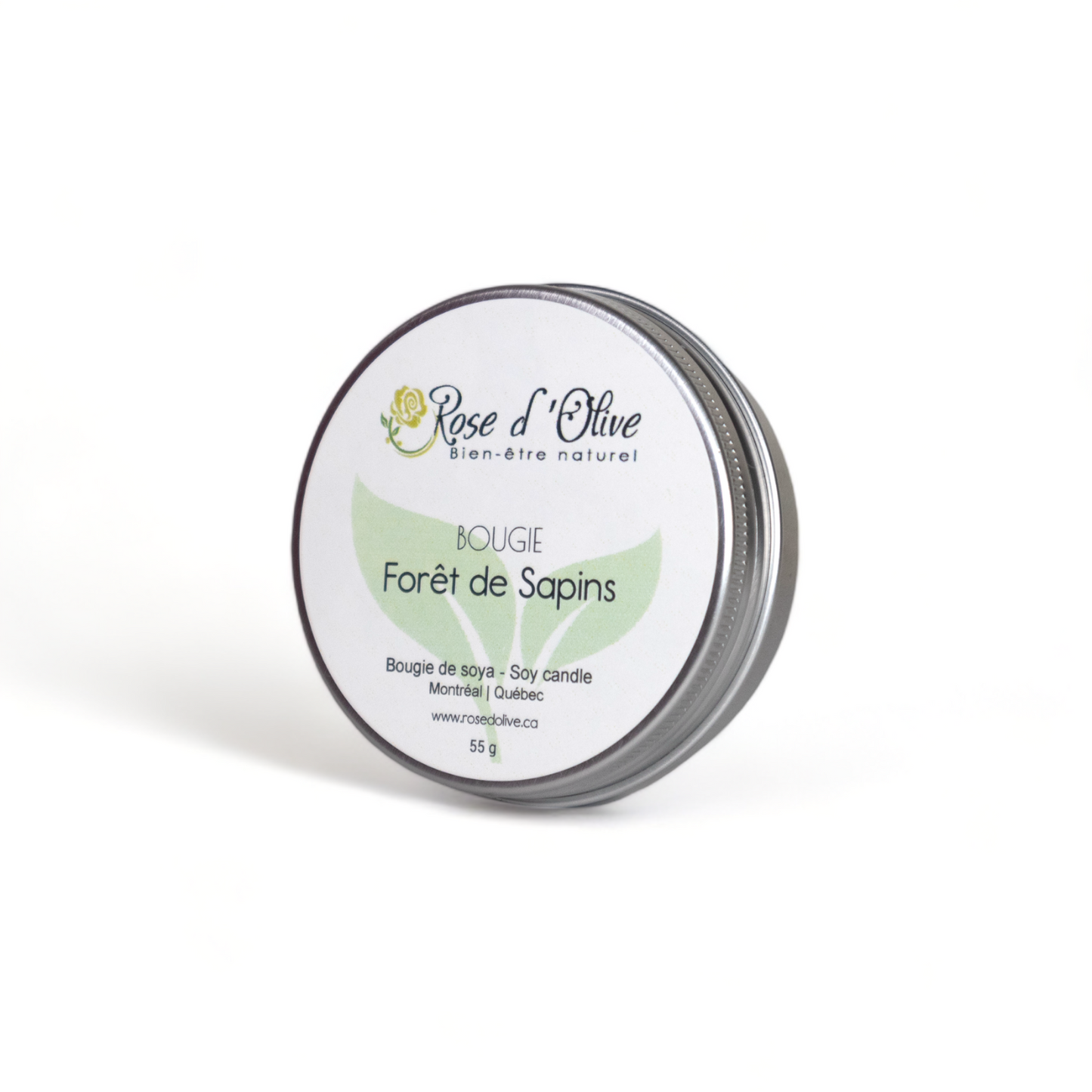 Bougie soya Candle Soy Organic ForĂȘt de Sapins d'Olive