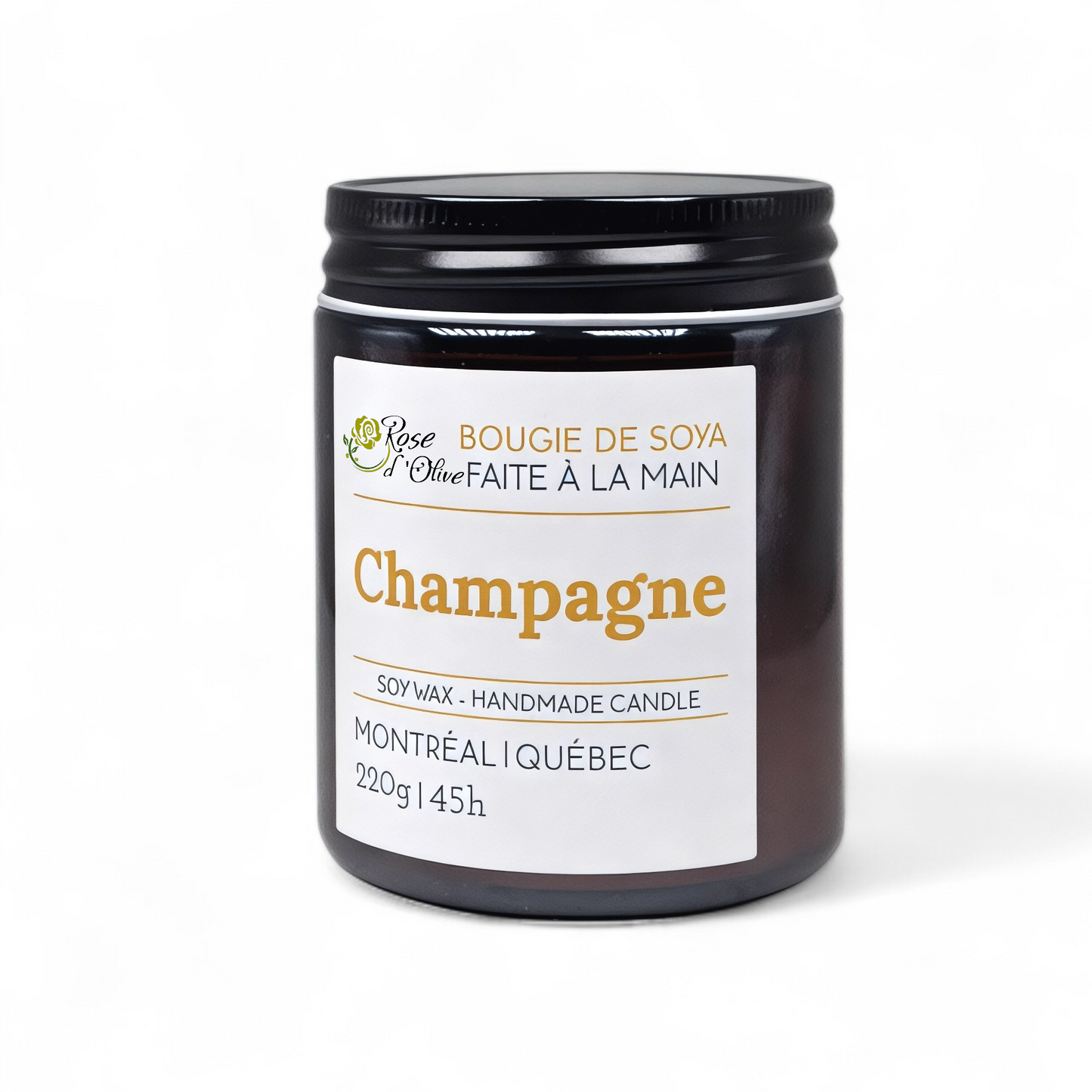 Champagne candle