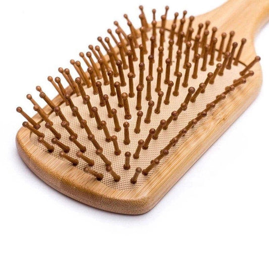 Brosse a cheveux en Bambou Rose d'Olive