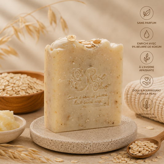 Savon Naturel Exfoliant sans parfum | Avoine