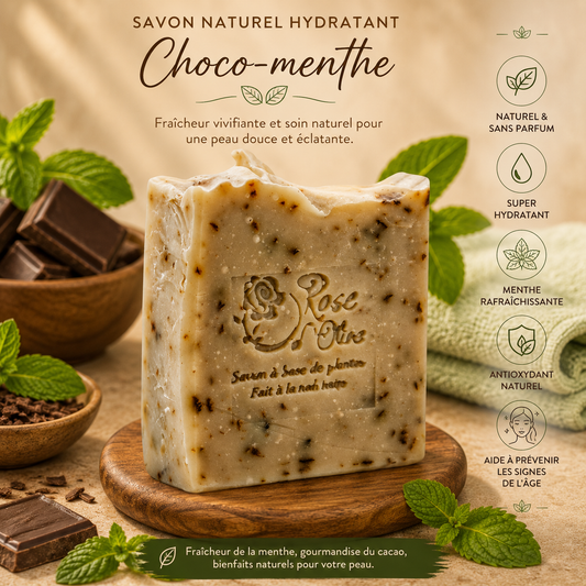 Savon naturel hydratant | Choco-menthe