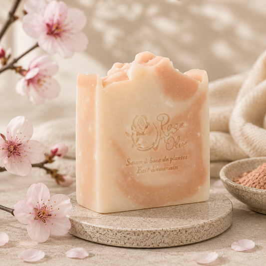 Savon naturel | Cerisier Japonais + Argile Rose