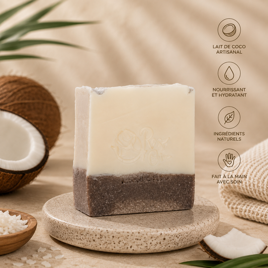 Savon sans parfum hydratant | Lait de Coco