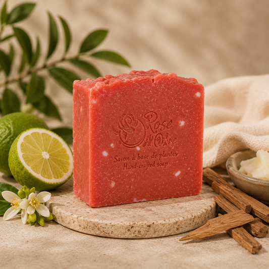 Savon naturel hydratant | Bois de Santal + Bergamote