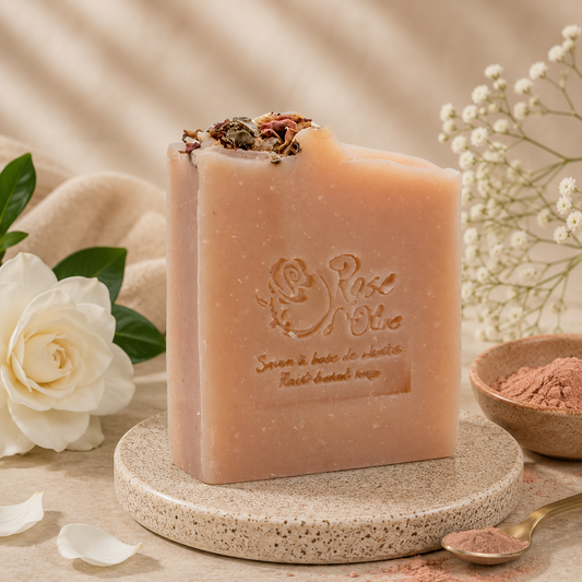 Savons naturel hydratant | Gardénias + Argile Rose
