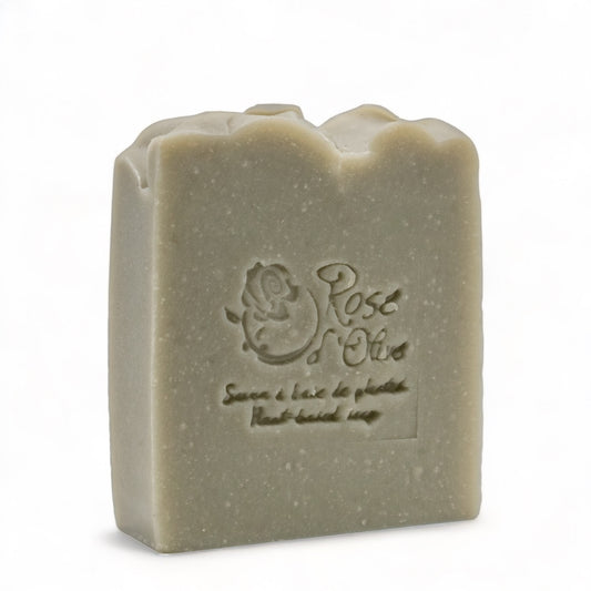 savon naturel artisanal argile verte beurre de karité rose d'olive