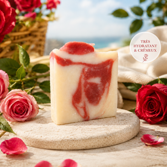Savon naturel super hydratant | Rose Fraîchement Coupée 